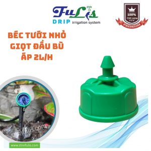 Béc Tưới Nhỏ Giọt Đầu Bù Áp Lưu Lượng Tùy Chọn Chính Hãng
