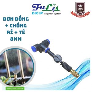 Béc Tưới Phun Sương 1 Hướng Đồng, Chân Nối Tê, Chân Ren (Tùy Chọn) Tưới Lan Chính Hãng