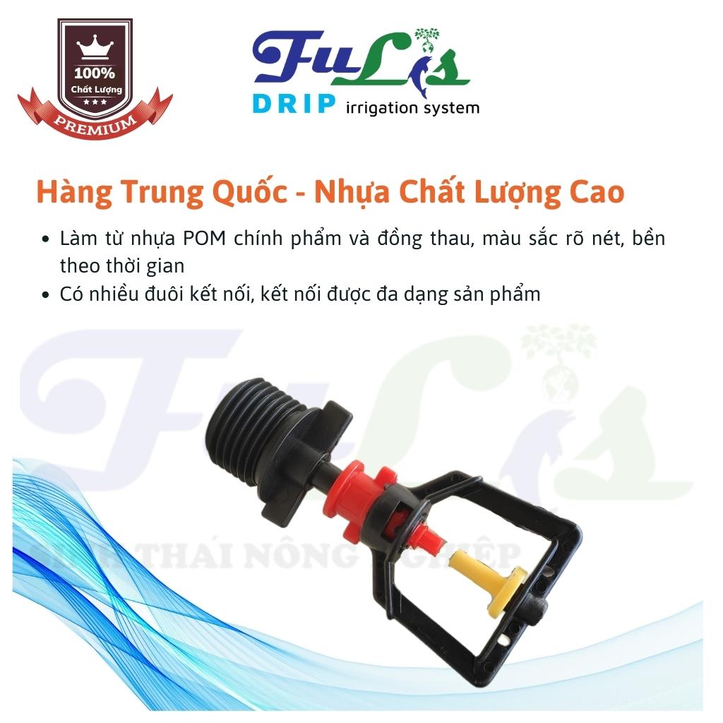 Béc Tưới Phun Sương Chống Tắc Béc Xòe Chân Nối Tê, Chân Ren, Tạ Treo (Tùy Chọn) Chính Hãng Béc Tưới Phun Sương Chống Tắc Béc Xòe Chân Nối Tê, Chân Ren, Tạ Treo (Tùy Chọn) Chính Hãng - Ảnh 8