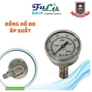 Đồng Hồ Đo Áp Suất Nước Để Điều Chỉnh Nước Tưới Phù Hợp Chính Hãng