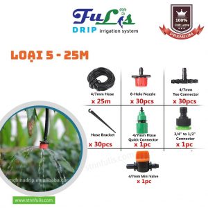 Bộ Tưới Nhỏ Giọt Đô Thị FL4B Nhiều Kích Cỡ ( 25m, 30m, 40m ) Chính Hãng