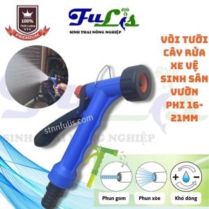 Vòi Tưới Cây Tưới Vườn 6 Chế Độ Vòi Rửa Xe Đa Năng 920 Nhựa POM Phi 16-21mm Chính Hãng