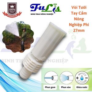 Vòi Tưới Phun Xa Cầm Tay 918 Cho Cây Thanh Long, Nhựa ABS Chất Lượng Màu Trắng Ngà Chính Hãng